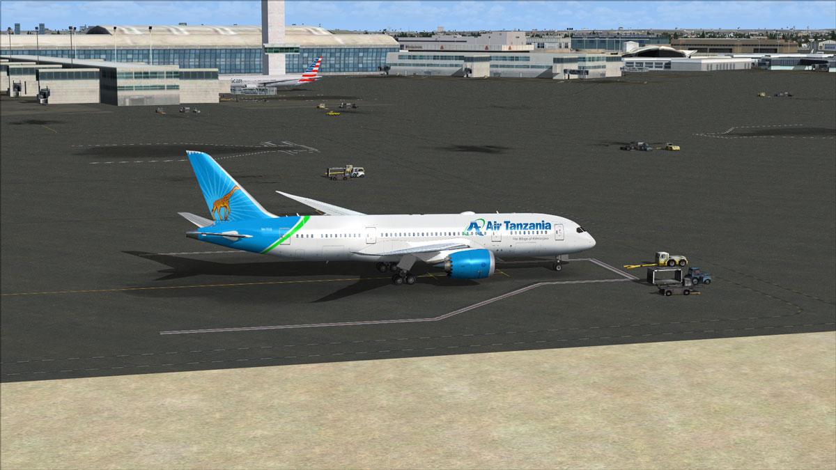Microsoft Flight Simulator X (FSX) Boeing 787 Dreamliner Air Tanzania