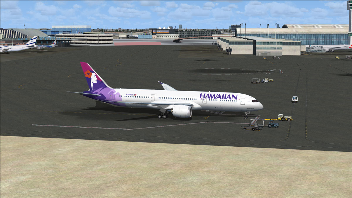 Microsoft Flight Simulator X (FSX) Boeing 787 Dreamliner Hawaiian