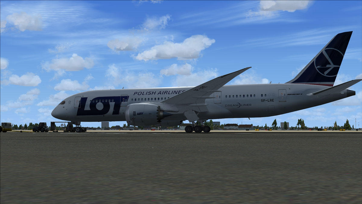 Microsoft Flight Simulator X (FSX) Boeing 787 Dreamliner LOT Polish