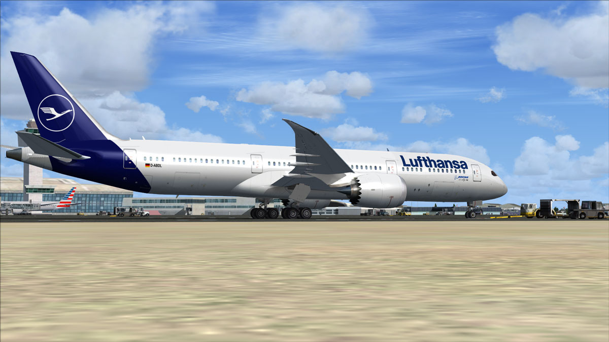 Microsoft Flight Simulator X (FSX) Boeing 787 Dreamliner Lufthansa