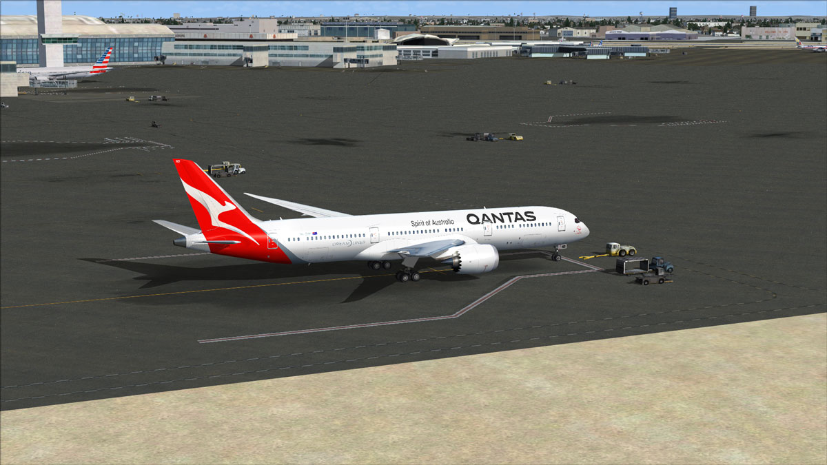 Microsoft Flight Simulator X (FSX) Boeing 787 Dreamliner Qantas