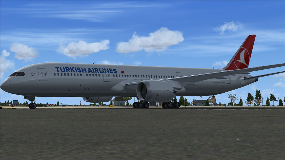 Microsoft Flight Simulator X (FSX) Boeing 787 Dreamliner Türk Hava Yolları