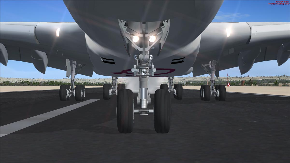 flight simulator x steam edition airbus a380 landing gear (wheels) front