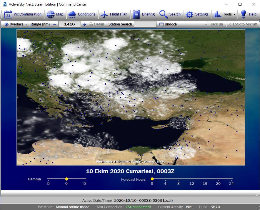 fsx real time weather