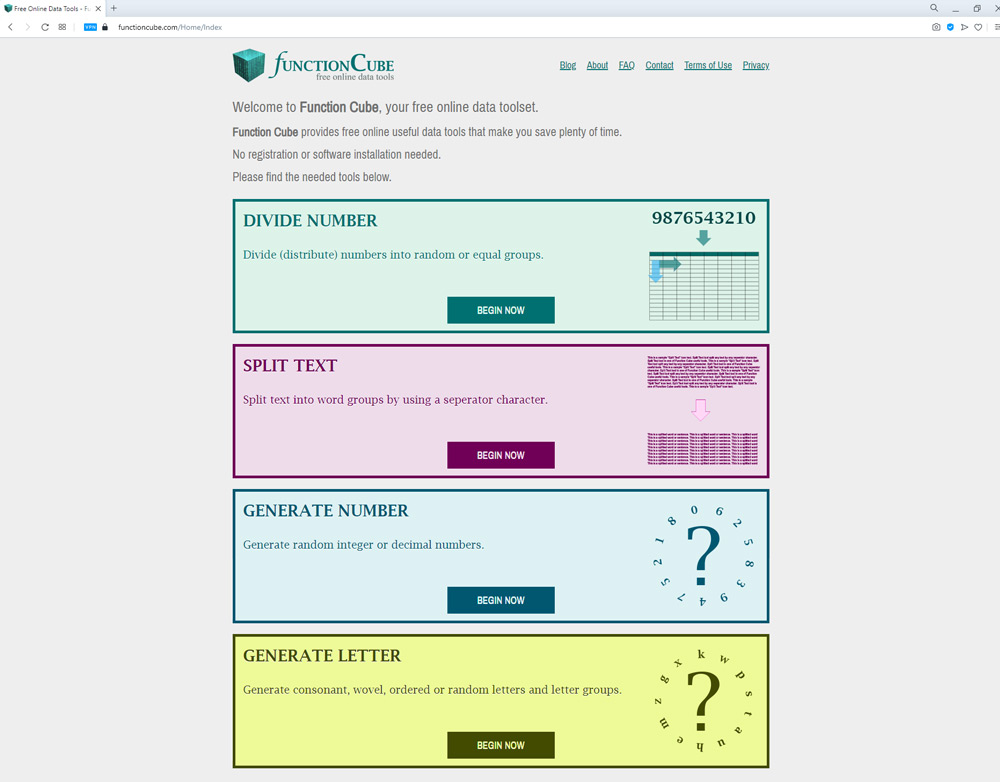 function cube free online tool